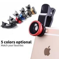 ราคา 3 in 1 เลนส์ Fisheye Wide Angle + เลนส์มาโคร สำหรับโทรศัพท์ (6527114052)