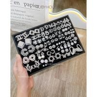 ราคา ถาดวางแหวนต่างหู กํามะหยี่ ประดับ สําหรับร้าน ทับทิม68 (41363514695)