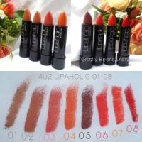 ราคา 4u2 Lipaholicลิปสติกเนื้อครีมให้ความชุ่มชื่นกับริมฝีปากติดทนนาน มีสี 03,(EX.02/21) (3513599726)