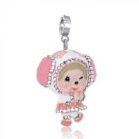 ราคา Monchhichi Charm จี้ประดับ Crystal Swarovski (29106152806)