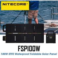 ราคา Nitecore FSP100W แผงโซล่า100W พับได้พลังงานแสงอาทิตย์ที่ชาร์จโซล่าเซลล์ DC เอาท์พุทสำหรับสถานีพลังงานแท็บเล็ตโทรได้ (24109758112)