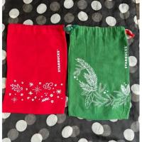 ราคา Starbucks ถุงผ้าน่ารักๆ แดง เขียว คริสมาสต์ ขายยกเซ็ต 2 ใบ ของใหม่ (28656806565)
