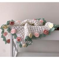 ราคา ผ้าห่มโครเชต์ MAWAR Victorian Rose | ผ้าห่มถักกุหลาบ | ผ้าปูโต๊ะถักดอกกุหลาบ (57750031111)