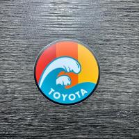 ราคา Toyota Round Surf Sticker Decal 4x4 SR5 4WD FJ Cruiser Tacoma Tundra 4Runner (18476153740)