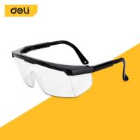 ราคา Deli แว่นตานิรภัย แว่นตาเซฟตี้ เซฟตี้ ป้องกันกันสะเก็ด สีใส น้ำหนักเบา ใส่สบาย Protective Goggles (8281192631)