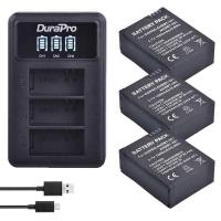 ราคา DuraPro 6 AHDBT-301 Battery AHDBT-302 Bateria GoPro Hero3 + LED 3-Slots USB Charger for Gopro Her (27408978234)