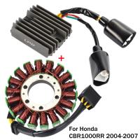 ราคา Cbr 1000RR รถจักรยานยนต์ Stator Coil + Regulator Rectifier สําหรับ Honda CBR1000RR 2004 2005 2006 2007 CBR 1000 RR (29453972125)
