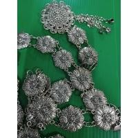 ราคา เข็มขัดสีเงินใส่กับผ้าถุงหรือใส่กับชุดไทย (20815844701)