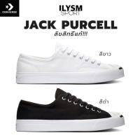 ราคา แท้100%!!! CONVERSE Jack Purcell รองเท้าคอนเวิร์ส รองเท้าผ้าใบ (สีขาว/สีดำ) (19978737694)