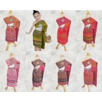 ราคา ชุดคำแก้วเกาะอก งานอิสานงาน 3ชิ้น เกาะอก สไบ ผ้าถุง (25241619012)