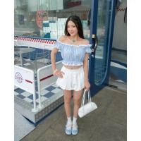 ราคา Arrow เสื้อผู้หญิงปิดไหล่พองรูปแบบเสื้อ Feminine SECODEE (42117603633)