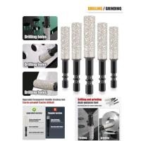 ราคา ดอกเจาะ ดอกสว่านโฮลซอ ดอกหัวเพชร แกนหกเหลี่ยม ดอกสว่านอเนกประสงค์ เจาะรูหินแกรนิต หินอ่อน เซรามิค กระเบื้อง แก้ว หิน ไม้ (29092502675)