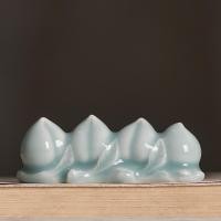 ราคา 文บ้าน四季宝 毛架 笔 创意 约 毛笔山笔笔 笔 เค้ก เค้ก 文 ไอเดียนักเรียน摆件架子แปรงผู้ถือและผู้ถือปากกา (42975415386)