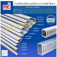 ราคา รางเก็บสายไฟ แบบโปร่ง หรือรางเก็บสายไฟ วายดัก (ขนาดใหญ่) ยี่ห้อ PRI รุ่น WD ยาว1 เมตร (23783979076)