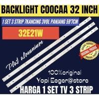 ราคา COOCAA 32 นิ้ว LCD LED TV BACKLIGHT 32E21W COOCAA 32 นิ้วไฟเตือนทีวี (42421157210)