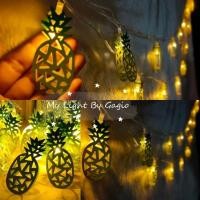 ราคา ไฟโคมฉลุ ลายสับปะรด ไฟประดับห้อง (3954033431)