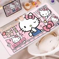 ราคา แผ่นรองเมาส์คิตตี้แผ่นรองโต๊ะคอมพิวเตอร์ขนาดใหญ่การ์ตูนน่ารักแผ่นรองแป้นพิมพ์คิตตี้มูลค่าสูงล้างทําความสะอาดได้ (27867934721)