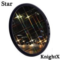 ราคา KnightX Effects Star Filter Line 52 มม.55 มม.58 มม.67 มม.77 มม.กล้องเลนส์กรองสําหรับ Canon Eos Sony Nikon Photo การถ่ายภาพ (52100631010)