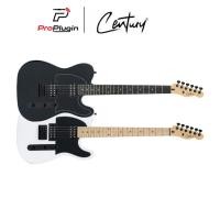 ราคา Century Dark Series Tele กีต้าร์ไฟฟ้าปิ๊คอัพแบบ Humbucker คู่ โหดดิบดุ สะใจ คอเล่นง่าย (ProPlugin) (29153603625)