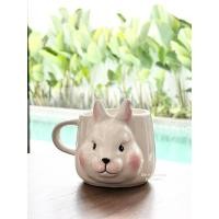 ราคา แก้วเซรามิค หัวสัตว์ กระต่ายน้อย (ชมพู) (22749289366)