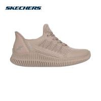 ราคา Skechers สเก็ตเชอร์ส รองเท้าลำลองผู้หญิง Women Slip-Ins BOBS Sport Geo Lite Divine Pace Casual Shoes - 117413-TAN (27342921807)