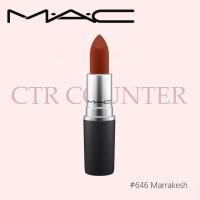 ราคา ลิปสติกMAC Matte Lipstick 3g #646 Marrakesh ลิปmac แถมถุงของขวัญและน้ำหอม ของแท้100% (27007087067)