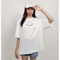 ราคา Growgenเสื้อยืด ลายยิ้ม smile ส่วมใส่สบาย ได้ทุก gen (43061866958)