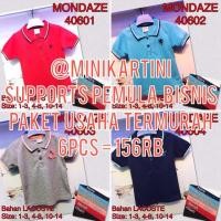 ราคา MONDAZE Kids - เสื้อโปโล Lacoste/ เสื้อเชิ้ตคอปกแขนสั้นเด็กชาย (44164430816)