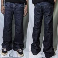 ราคา Longpants กางเกงยีนส์ Diesel Industry Baggy สีน้ําเงินเข้มล้าง Original Second Preloved CJ296 (42055744578)