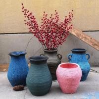 ราคา ♀▪✲ห้องนั่งเล่นที่เรียบง่ายคลาสสิกฉ่ำผู้วิเศษระดับไฮเอนด์กระถางดอกไม้บ้านสมัยเก่ากองเก่าเครื่องปั้นดินเผาสีแดงเครื่องปั้ (23254286303)