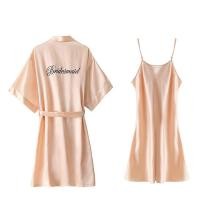 ราคา เจ้าสาวเพื่อนเจ้าสาว ชุดนอน ชุดเซ็กซี่ชุดสลิงชุดนอนผู้หญิงผ้าไหมแฟนพรรคบางแต่งงานเสื้อคลุมอาบน้ํา (41374166014)
