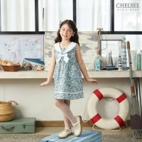ราคา Chelsee ชุดเดรสกระโปรง ปกแหลมผูกโบว์ ลายดอกไม้ ผ้า Woven 100%Cotton เด็กผู้หญิง อายุ 1.5-10 ปี เสื้อผ้าเด็ก รุ่น 238197 (26390383930)