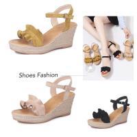 ราคา รองเท้าแฟชั่นDolly ทรงระบาย รองเท้าส้นสูงส้นเตารีด TX140-A (5536544738)