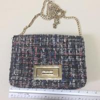 ราคา กระเป๋ามือสองผ้าทวิต 8.5x6.5นิ้ว สายยาว44นิ้ว ปรับสายสั้นลงได้ (1066538880)