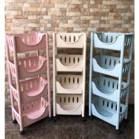 ราคา ชั้นวางของมีล้อลาก ถอดประกอบได้ สไตล์มินิมอล มี 3 สี (18692369016)