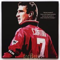 ราคา Eric Cantona #1 เอริค คันโตน่า Manchester United รูปภาพ​ติดผนัง pop art ปีศาจแดง แมนยู ฟุตบอล​ กรอบรูป ฟุตบอลยูโร (7341836500)