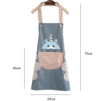 ราคา ผ้ากันเปื้อน (มีผ้าเช็ดมือในตัว)เนื้อผ้า PVC ลายการ์ตูน น่ารัก แบบสวม (18395710939)