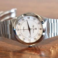 ราคา นาฬิกา OP (Olym Pianus) รุ่น 553M-405E Sapphire Quartz (หน้าเงิน-เรือนเงิน) (23790237624)