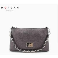 ราคา ส่งต่อกระเป๋าคล้องมือ Morgan แท้ สีน้ำตาล มีตำหนิหนังลอกเล็กน้อย (28163710218)