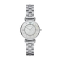 ราคา Emporio Armani watch AR1908 เงินปัดขาวล้อมเพชรใน 32 mm (3235082425)