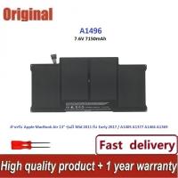 ราคา ✿ A1496 (7.6V 54.4mAh) Battery Model : A1466 A1496 A1369 A1405 / MB AIR 2010 - 2017 รับประกัน 12 เดือน (28028502814)