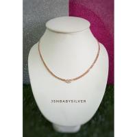 ราคา สร้อยคอบิดแบนนากแท้หนัก 1 บาท (28170277481)