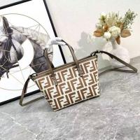 ราคา FENDI Fendi FF Roll calfskin Tote bag กระเป๋าช้อปปิ้ง กระเป๋าสะพายข้าง กระเป๋าสะพายข้าง 9901 290 (28682700685)