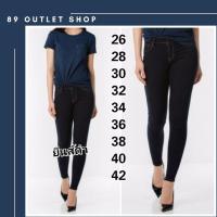 ราคา BIG SIZE ยีนส์ดำ ทรงสกินนี่ ยีนส์ยืด กางเกงยีนส์ไซส์ใหญ่ กางเกงคนอ้วน แฟชั่นคนอ้วน พร้อมส่ง ไซส์ 26-44 นิ้ว (4176560488)