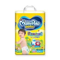 ราคา โปรสุดพิเศษ!!! มามี่โพโค แพ้นท์ รุ่นสแตนดาร์ด ไซส์ L แพ็ค 54 ชิ้น MamyPoko Standard Pants Size L x 54 pcs (9713727378)