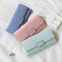 ราคา Hijau Dfy-1000 Forever Young Korean Long Womens Wallet - สีเขียว (8322402401)