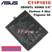 ราคา แบตเตอรี่ แท้ Asus ZenFone 4 Max / PegAsus 4A ZB500TL X00KD 5.0 4100mAh C11P1610 ประกันนาน 3 เดือน (8014556453)