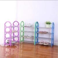 ราคา ชั้นวางรองเท้าพลาสติกอเนกประสงค์ 4 ชั้น/ชั้นวางรองเท้าพลาสติกแบบพกพา 4 ชั้น (16087519117)