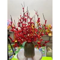 ราคา แจกันดอกไม้พีชสีแดงสังกะสีกํามะหยี่ (40913542334)