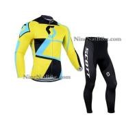 ราคา ชุดนักปั่นจักรยาน แขนยาว ทีม SCOTT (1234142274)